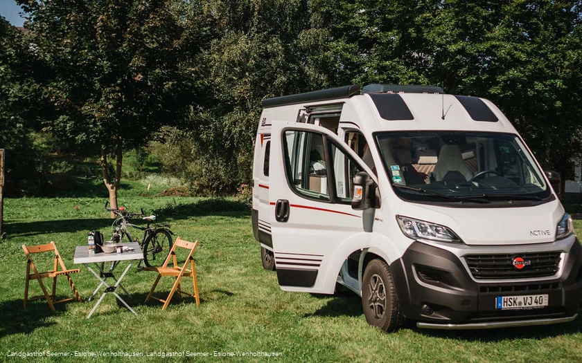 Semers Campingplatz im Grünen