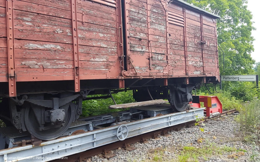 Endstation der Museumseisenbahn "Köbbinghauser-Hammer"