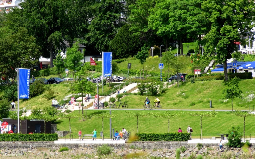 Radfahren an der Sorpe