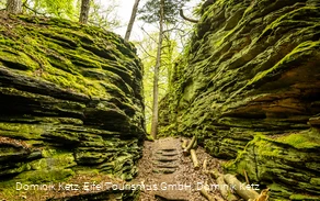 Felsenlandschaft auf der Lauschtour Grüne Hölle