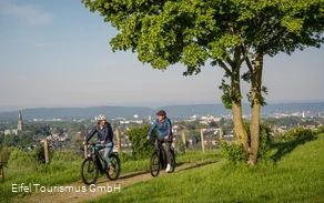 Radfahrer am Prunkweg