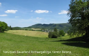 Blick in die Ferienregion Eslohe