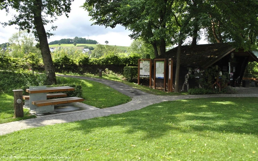 Wanderparkplatz in Meschede-Berge