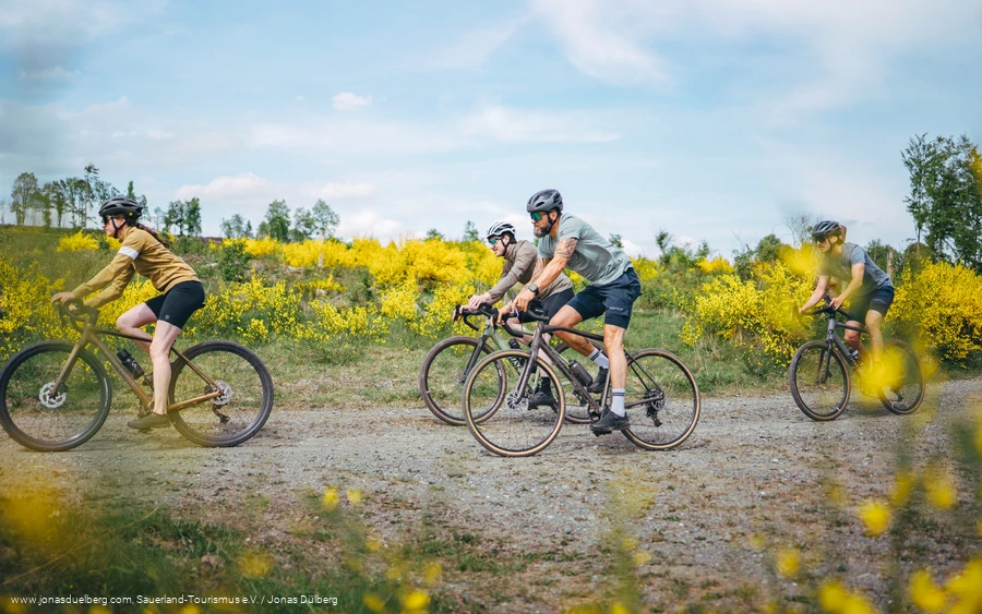 Gravelbiken in der Gruppe