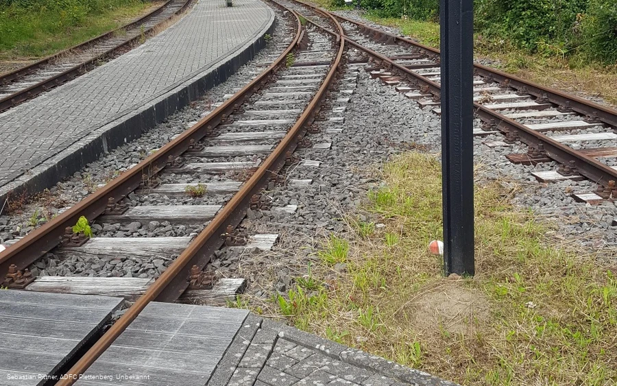 Endstation der Museumseisenbahn "Köbbinghauser-Hammer"