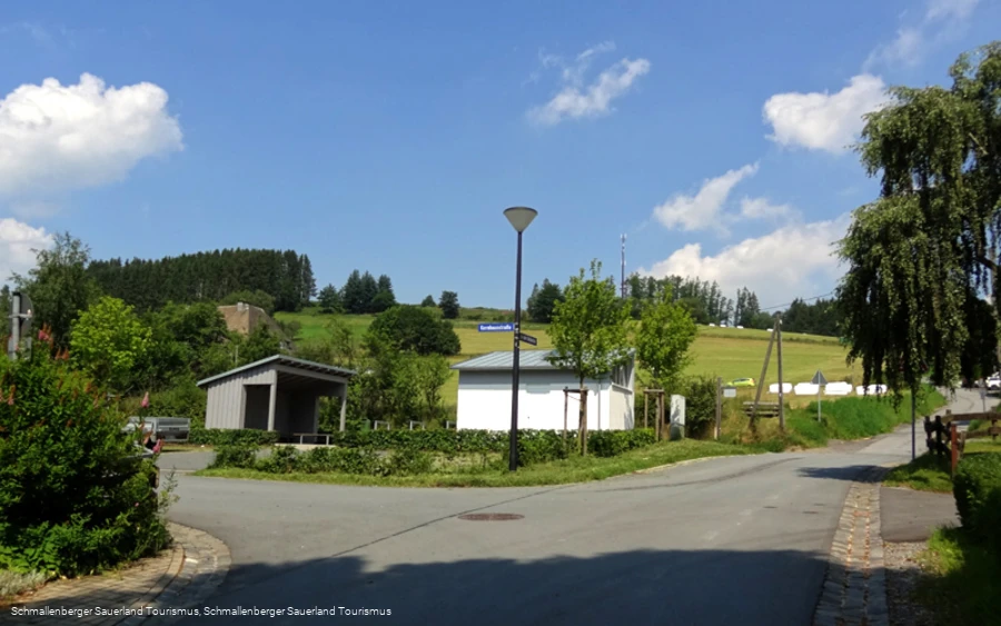Parkplatz am SauerlandRadring in Gleidorf