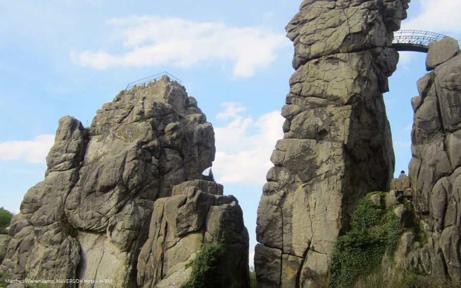 Externsteine, Natur- u. Kulturdenkmal im Naturpark Teutoburger Wald