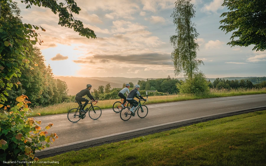 Rennradfahren im Sauerland