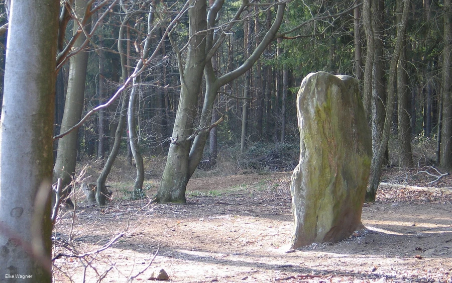 Druidenstein Bollendorf von der Schmalseite