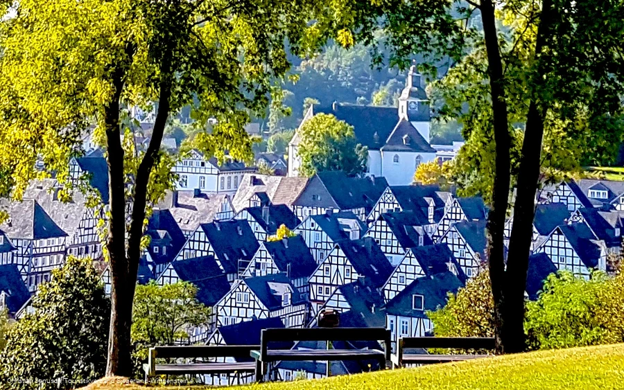 Blick auf den "Alten Flecken" in Freudenberg