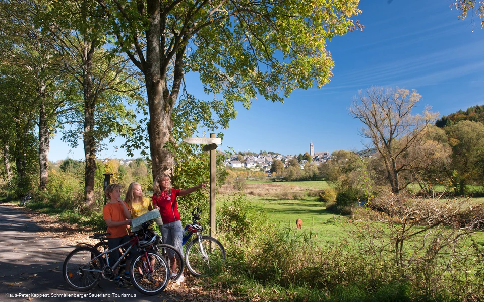 Mit dem Fahrrad unterwegs in Schmallenberg