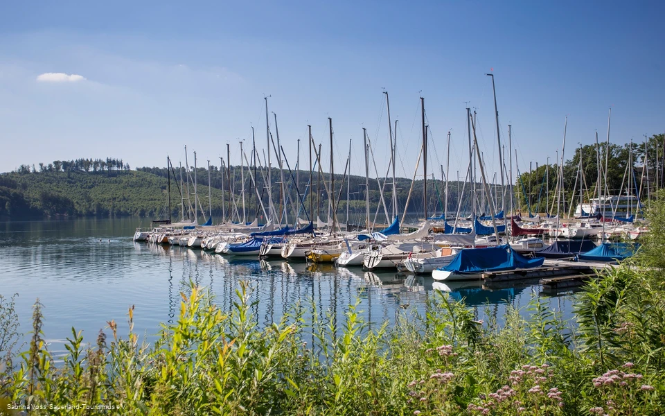 Boote am Yachtclub