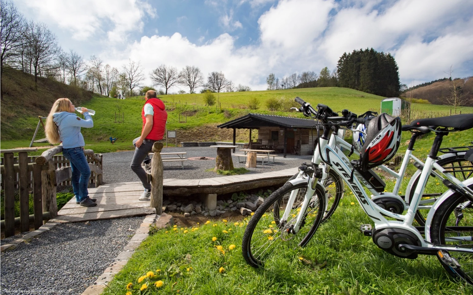 Kleine Pause am SauerlandRadring