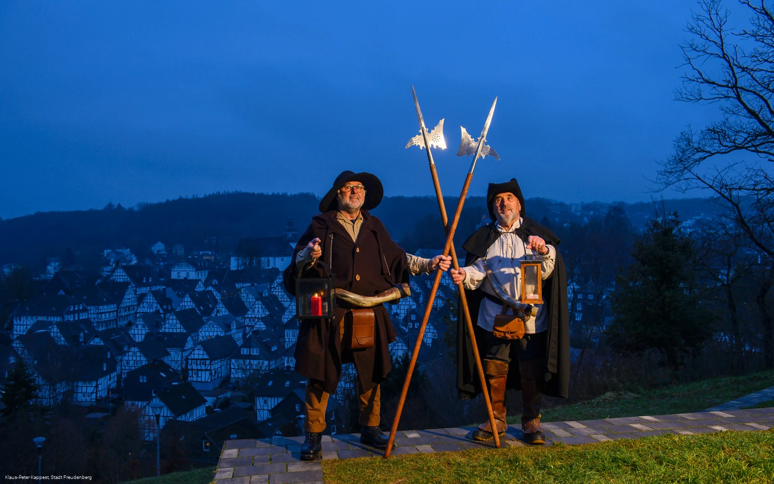 Nachtwächter im Kurpark Freudenberg