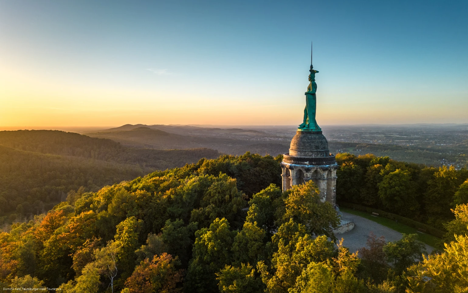 Hermannsdenkmal in Detmold im Teutoburger Wald