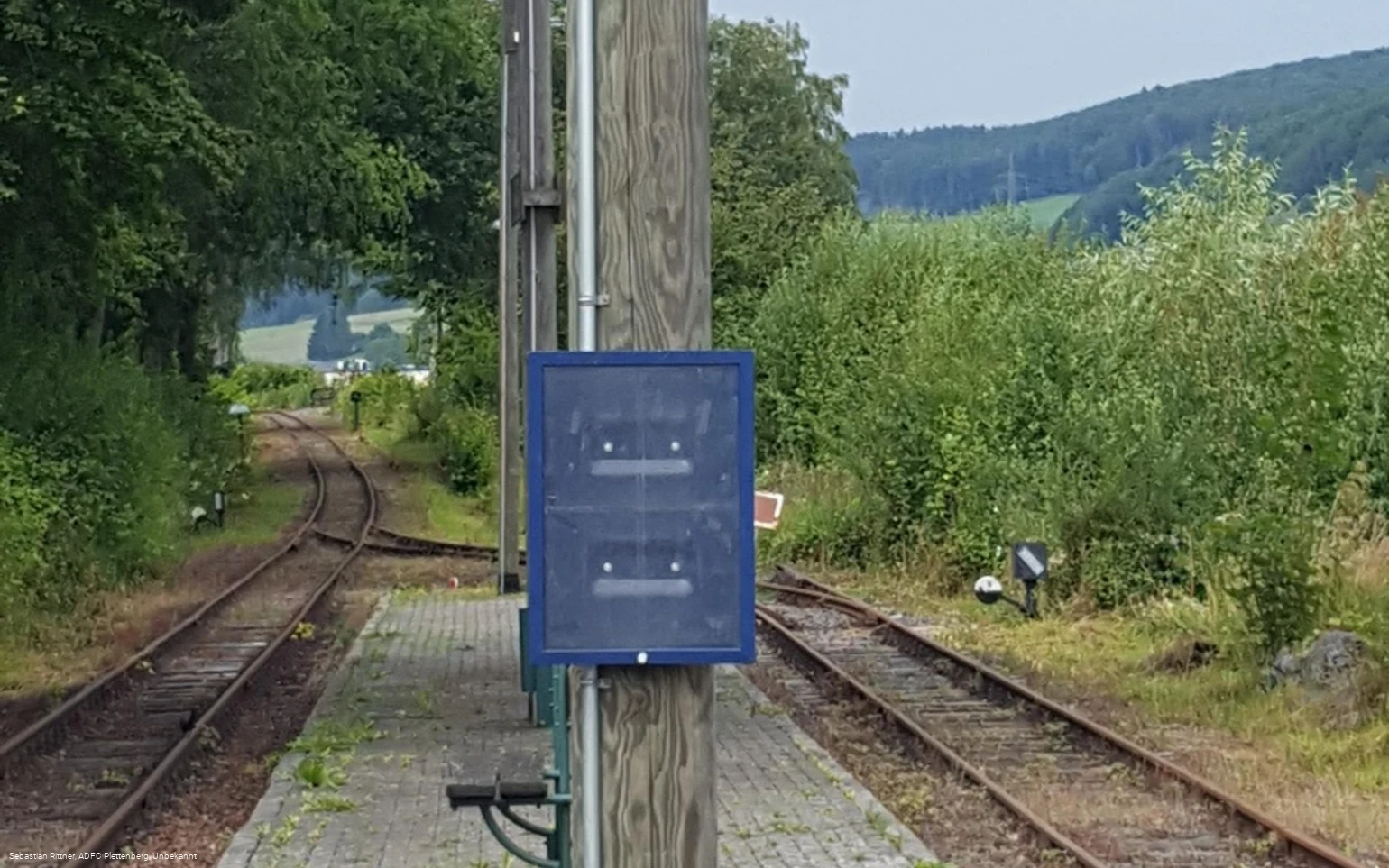 Endstation der Museumseisenbahn "Köbbinghauser-Hammer"