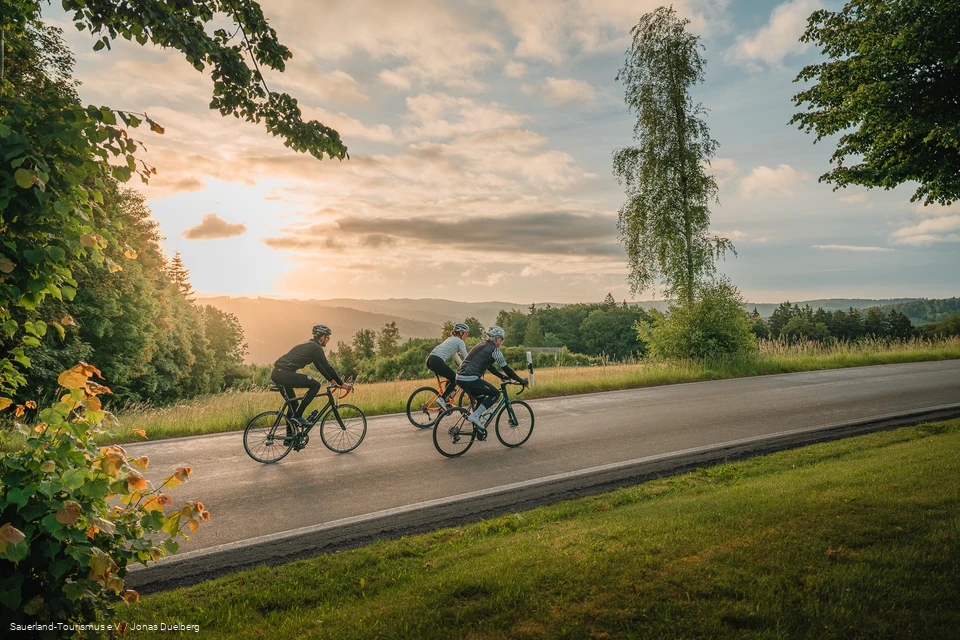 Rennradfahren im Sauerland