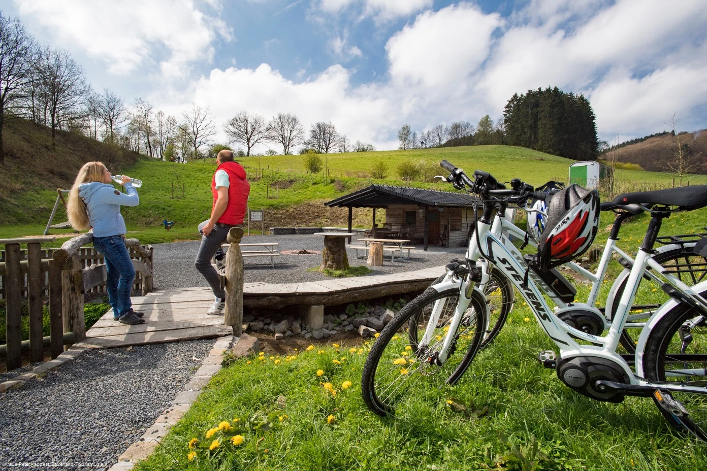 Kleine Pause am SauerlandRadring