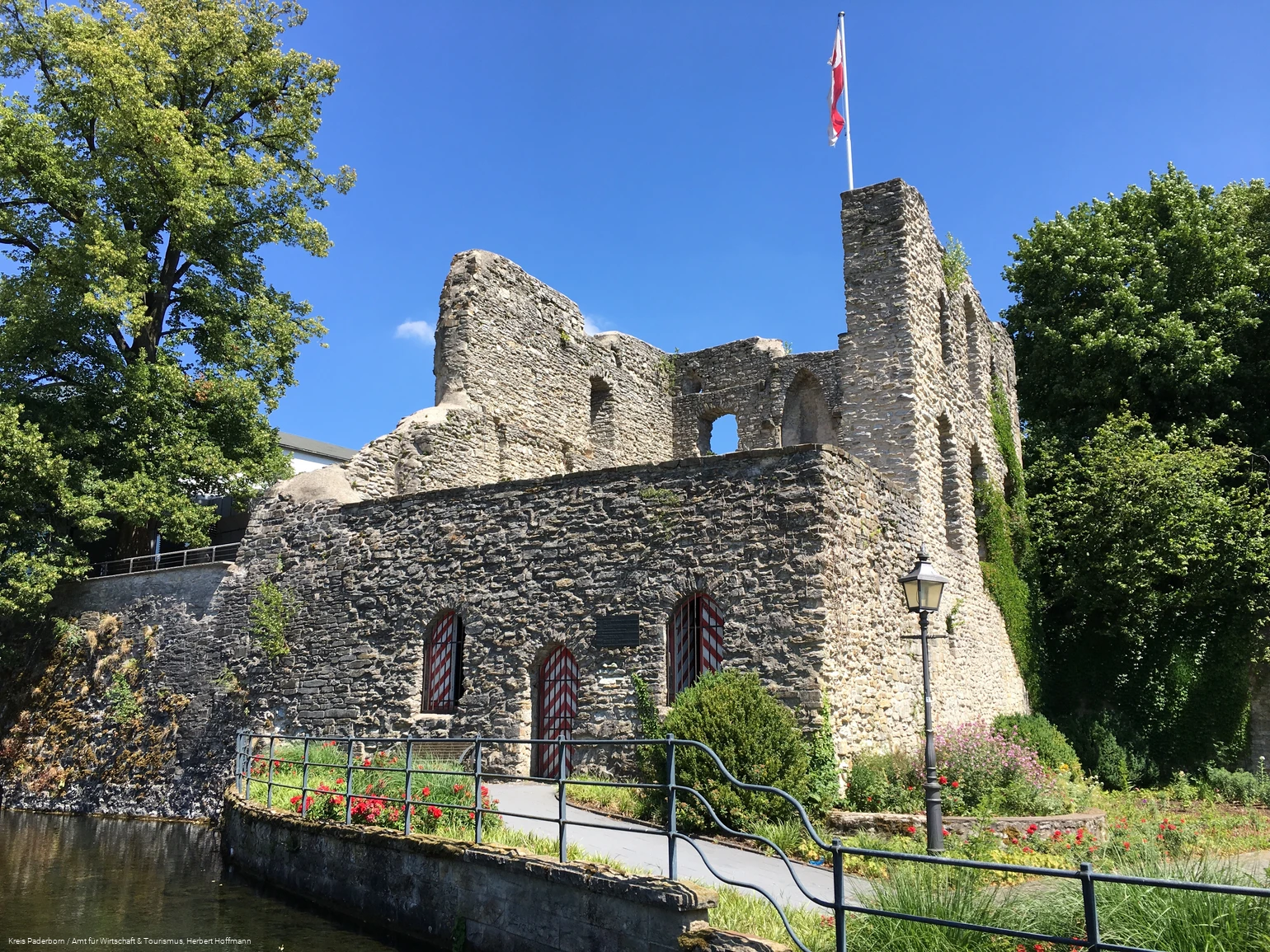 Burgruine  Bad Lippspringe