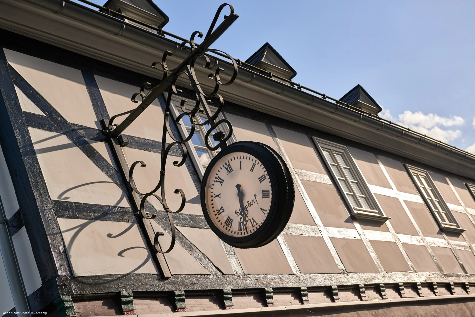 Detailaufnahme in der historischen Altstadt Freudenberg