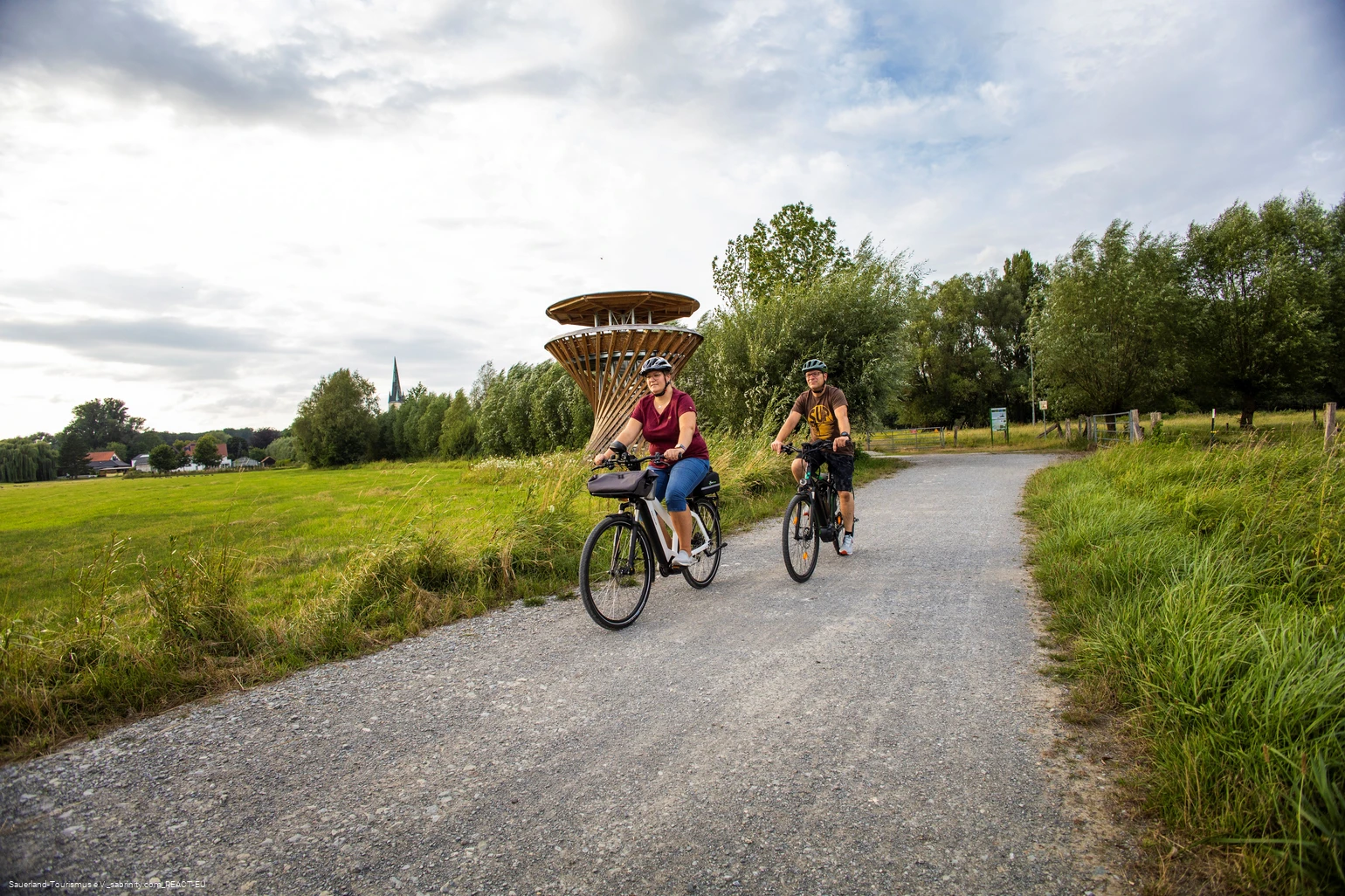 Radtour in der Woeste