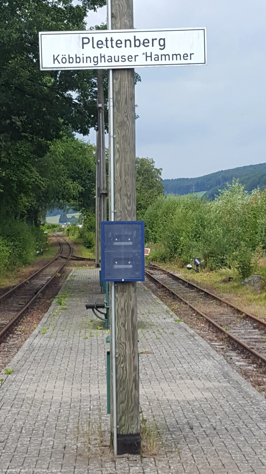 Endstation der Museumseisenbahn "Köbbinghauser-Hammer"